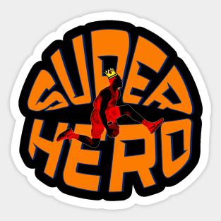 SUPER HERO BASKETBALL Sticker